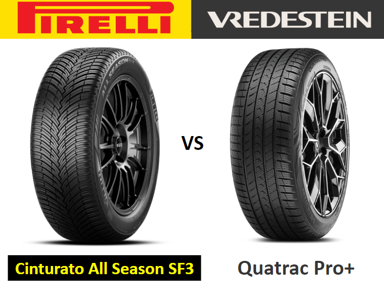 Pirelli Cinturato All Season SF3 Vs Vredestein Quatrac Pro Top Tire