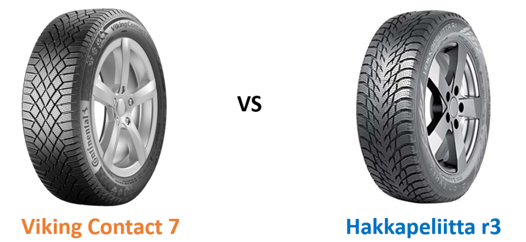 Continental Viking Contact 7 vs Nokian Hakkapeliitta R3