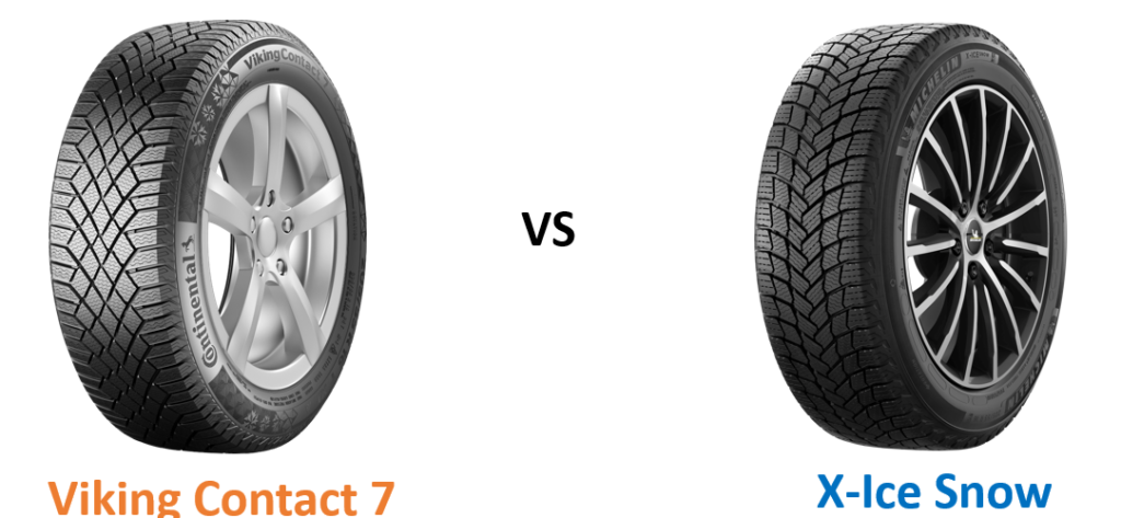 Continental Viking Contact 7 vs Michelin X-Ice Snow