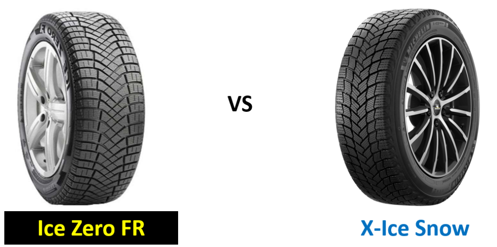 Pirelli Ice Zero FR vs Michelin X-Ice Snow