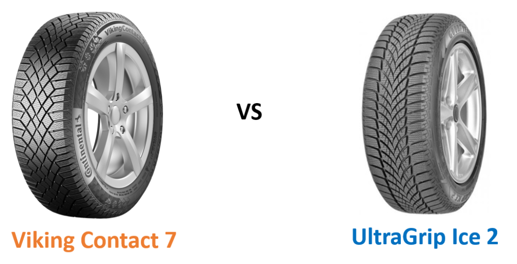 Continental Viking Contact 7 vs Goodyear UltraGrip Ice 2