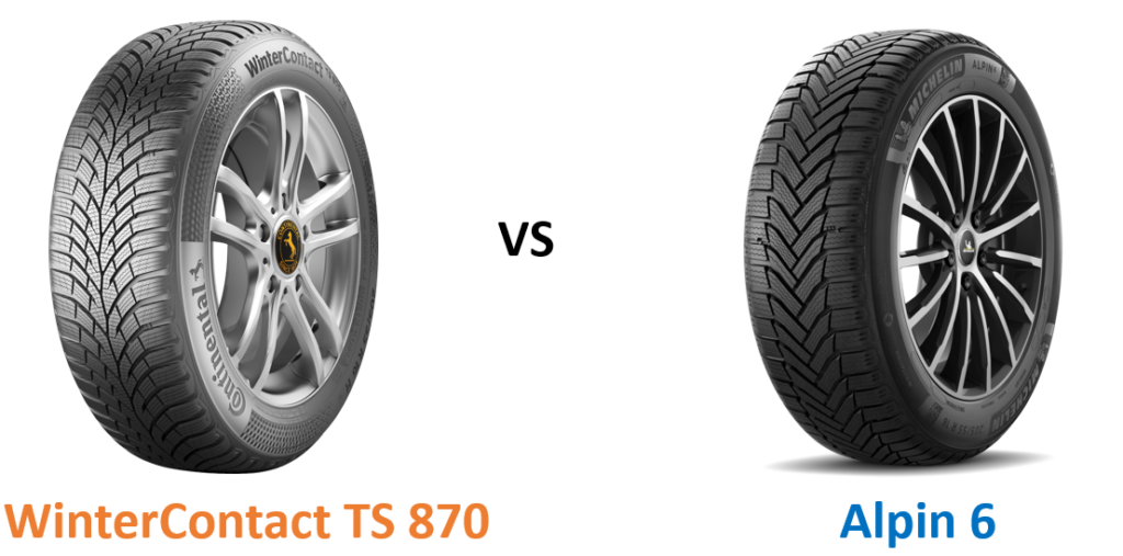 Continental WinterContact TS 870 vs Michelin Alpin 6