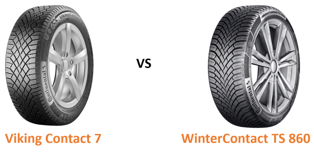 Continental Viking Contact 7 vs Continental WinterContact TS 860