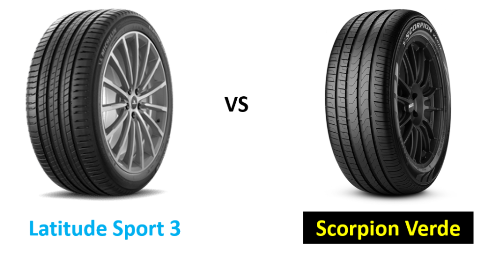 Michelin Latitude Sport 3 vs Pirelli scorpion verde