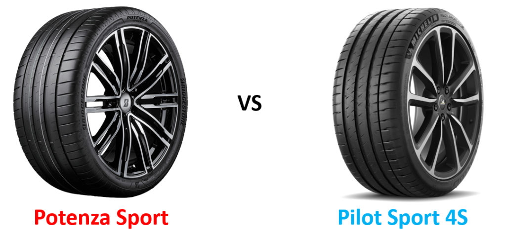 Bridgestone Potenza Sport vs Michelin Pilot Sport 4S