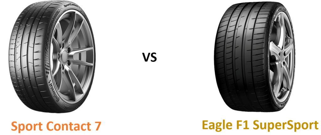 Continental SportContact 7 vs Goodyear Eagle F1 SuperSport