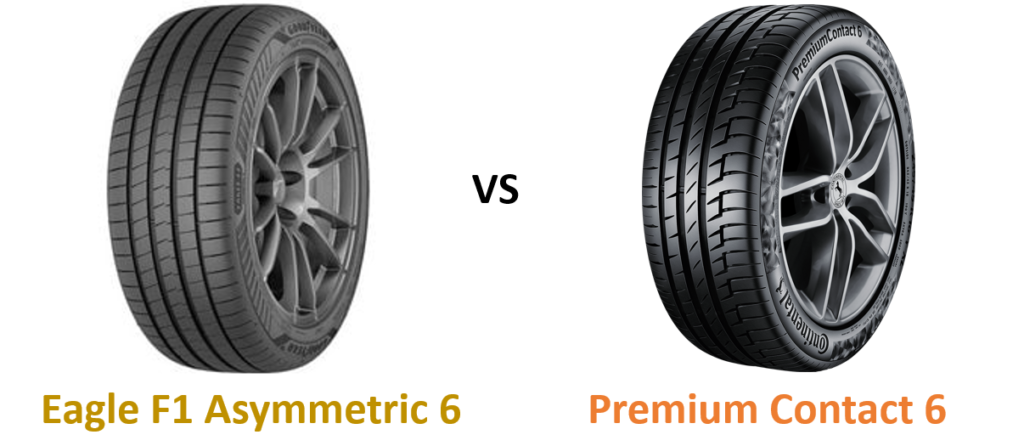 Goodyear Eagle F1 Asymmetric 6 vs Continental Premium Contact 6