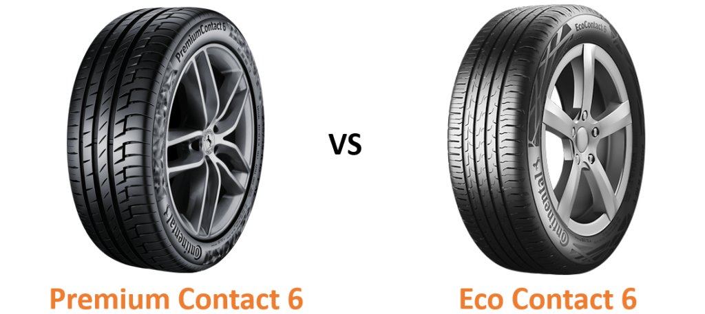 Continental Premium Contact 6 vs Continental EcoContact 6