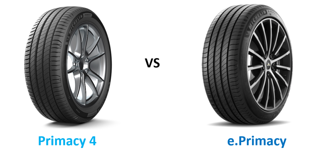 Michelin Primacy 4 vs Michelin e.Primacy