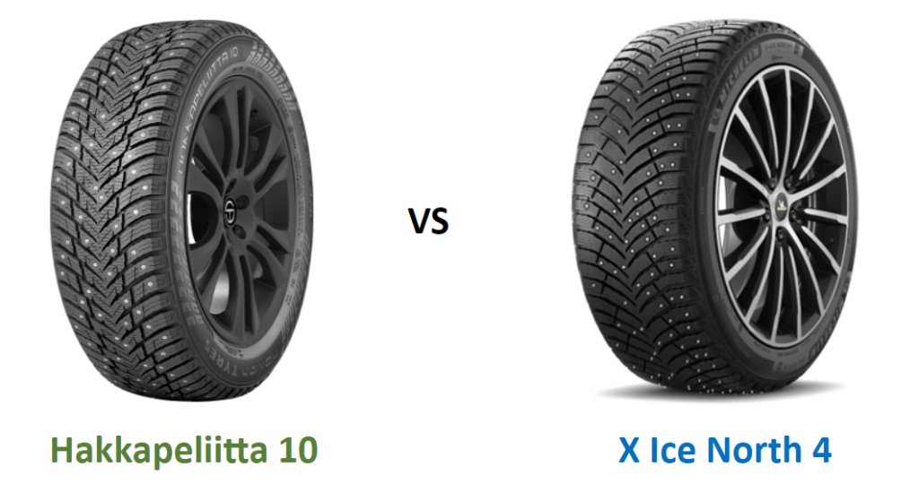 Nokian Hakkapeliitta 10 vs Michelin X Ice North 4