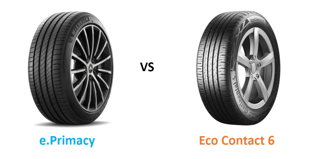 Michelin e.Primacy vs Continental Eco Contact 6