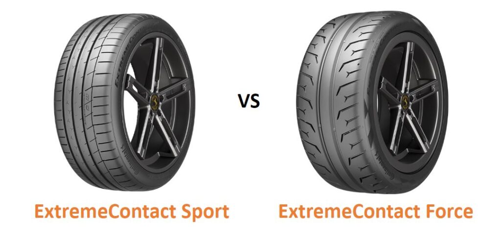 Continental ExtremeContact Sport vs ExtremeContact Force