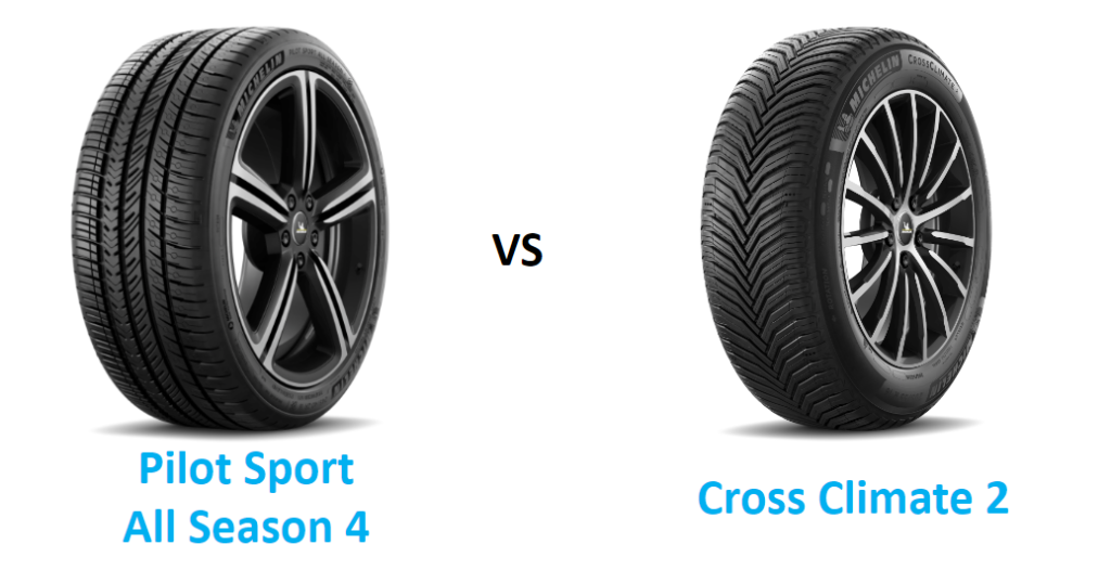 Michelin Pilot Sport All Season 4 vs Michelin Cross Climate 2