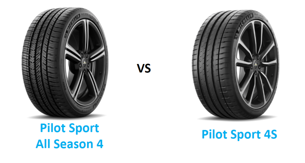 Michelin Pilot Sport All Season 4 vs Michelin Pilot Sport 4S