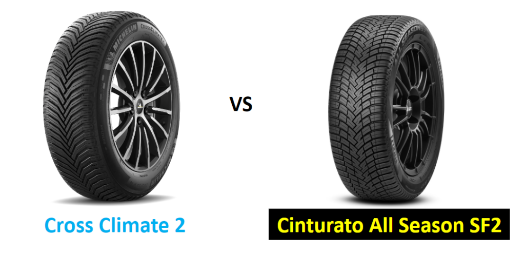 Michelin Cross Climate 2 vs Pirelli Cinturato All Season SF2