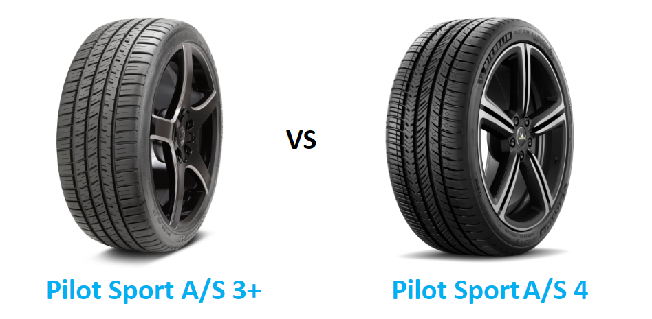 Michelin Pilot Sport A/S 3+ vs Michelin Pilot Sport All Season 4