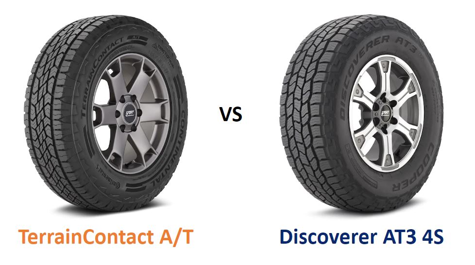 Continental TerrainContact A/T vs Cooper Discoverer AT3 4S
