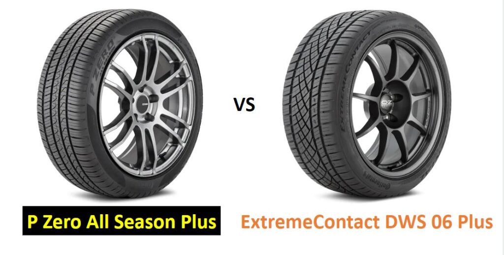 Pirelli P Zero All Season Plus vs Continental ExtremeContact DWS 06 Plus