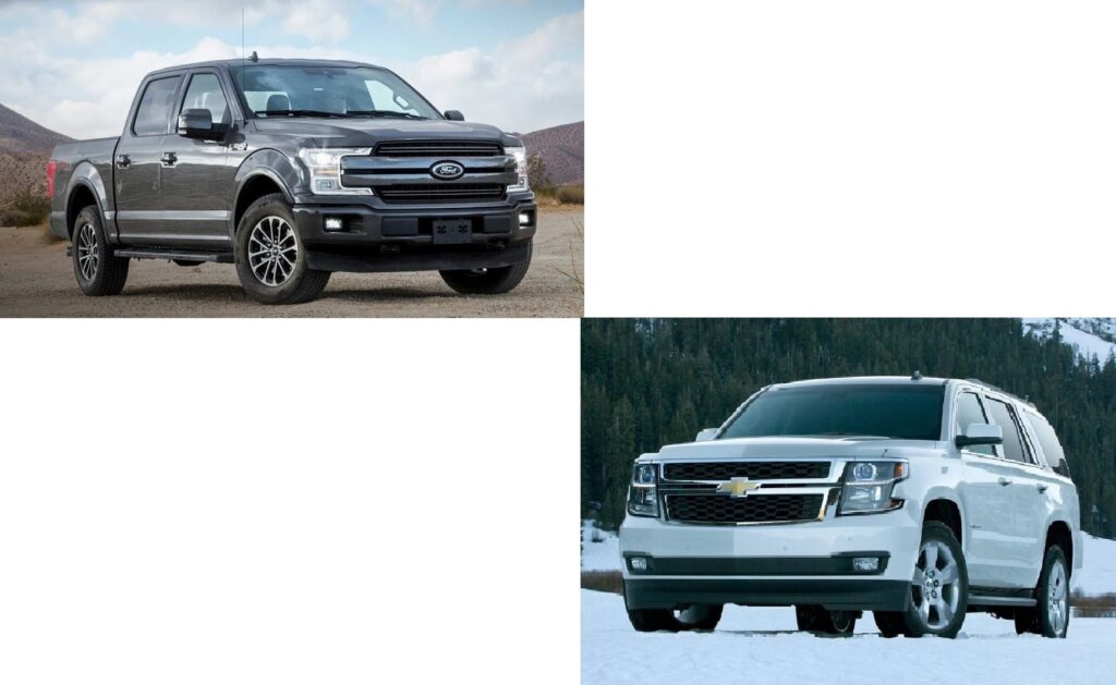 2018 Ford F150 4x4 & 2018 Chevrolet Tahoe RWD