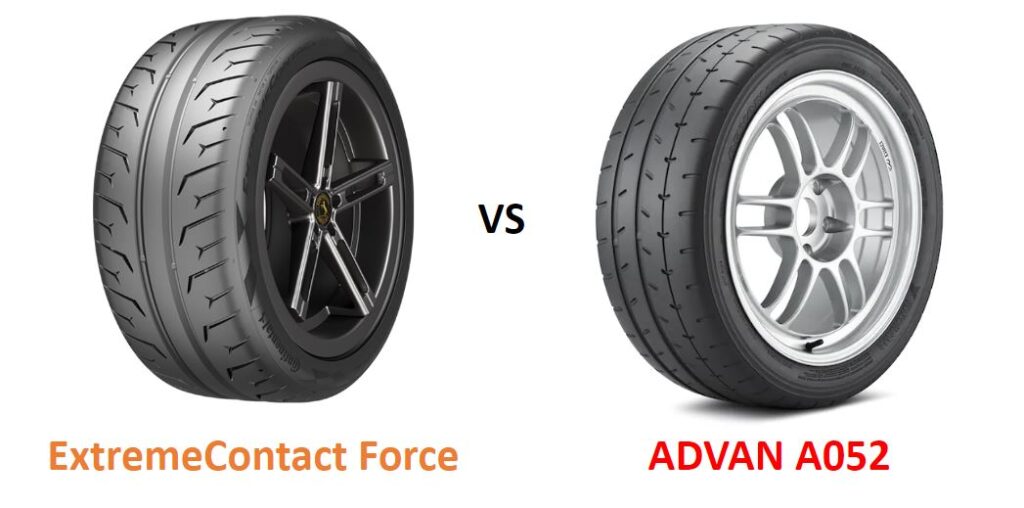 Continental ExtremeContact Force vs Yokohama ADVAN A052