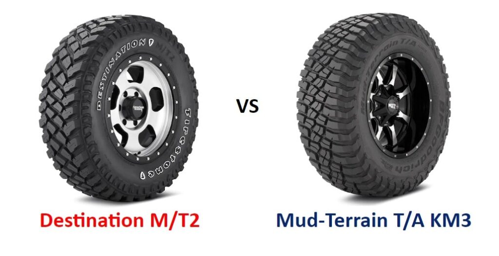 Firestone Destination M/T2 vs BFGoodrich Mud-Terrain T/A KM3