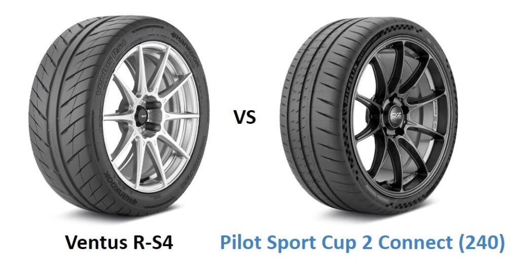 Hankook Ventus R-S4 vs Michelin Pilot Sport Cup 2 Connect (240)