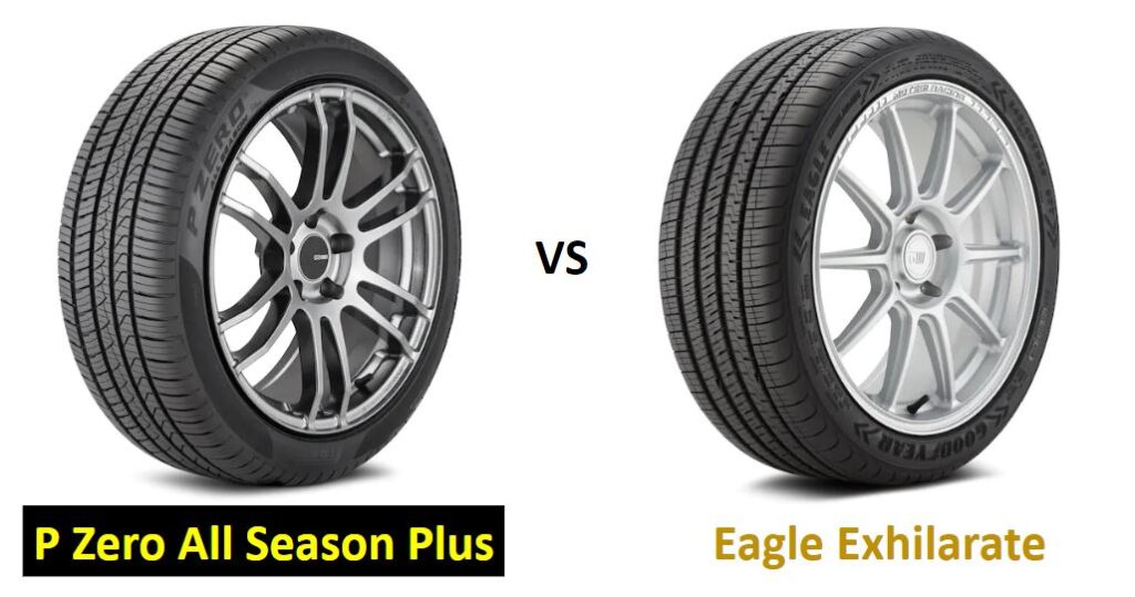 Pirelli P Zero All Season Plus vs Goodyear Eagle Exhilarate