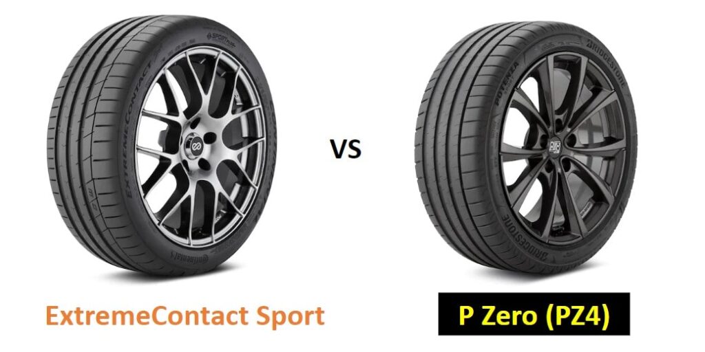 Pirelli P Zero (PZ4) vs Continental ExtremeContact Sport