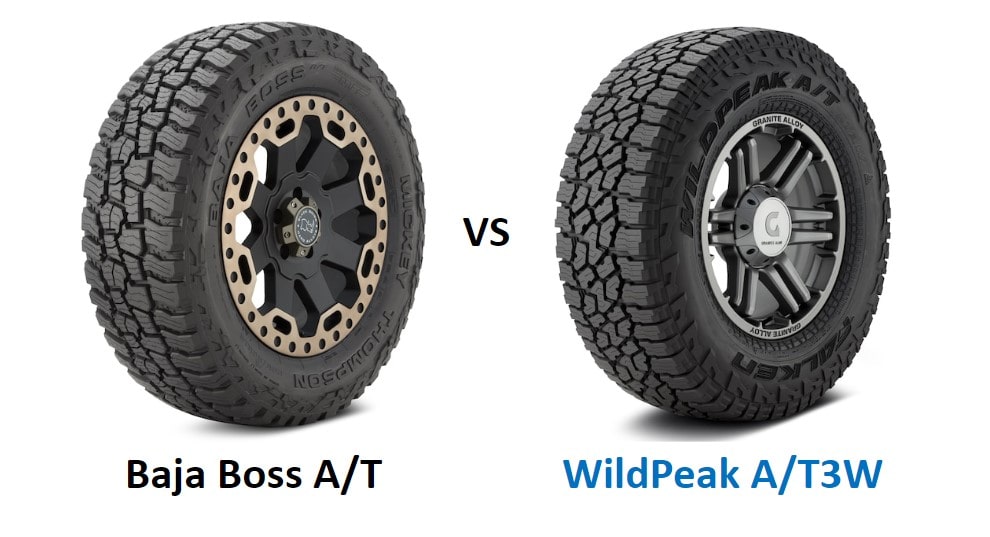 Mickey Thompson Baja Boss A/T vs Falken WildPeak A/T3W - Top Tire Review