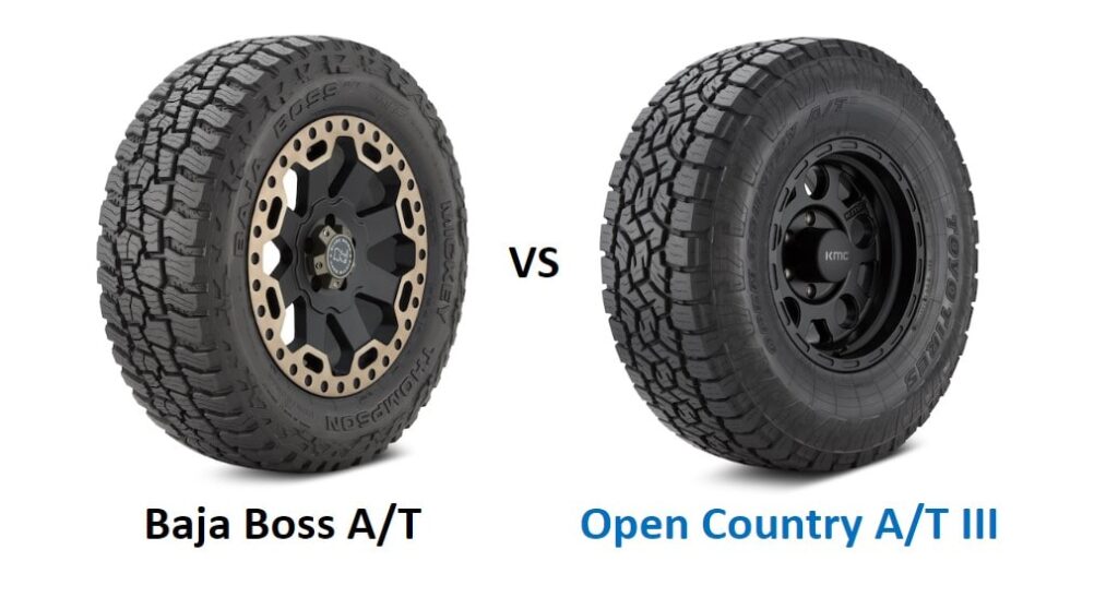 Mickey Thompson Baja Boss A/T vs Toyo Open Country A/T III