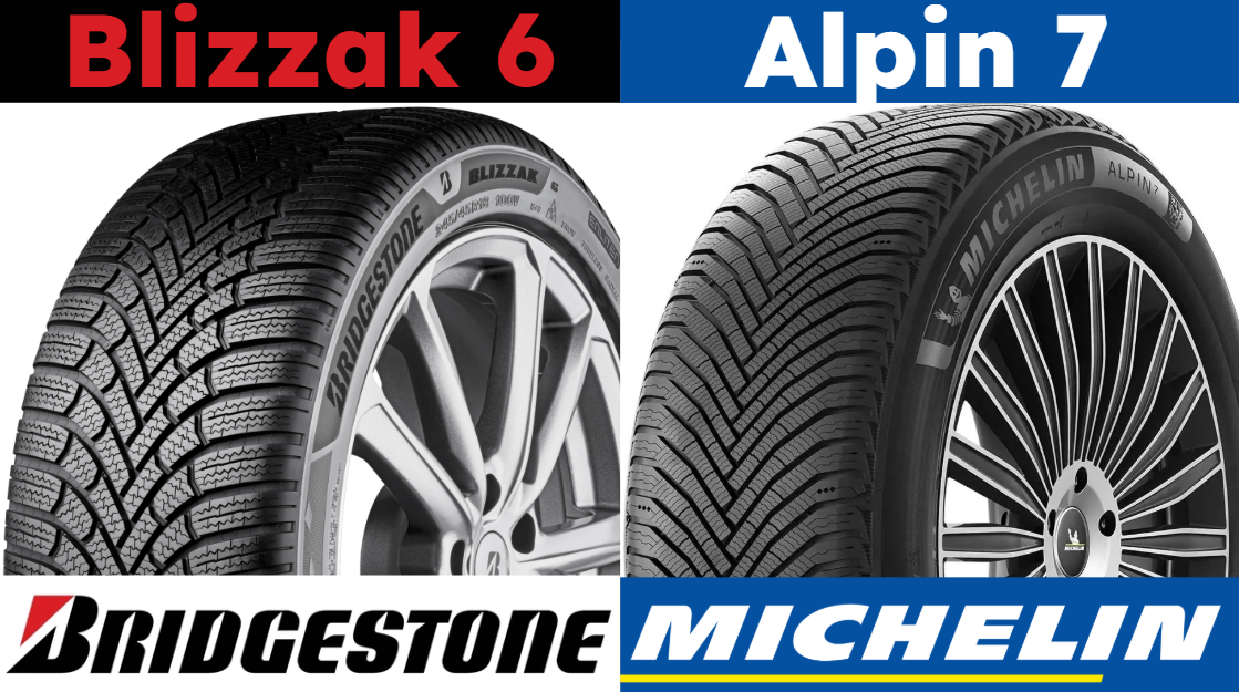 Bridgestone Blizzak 6 vs Michelin Alpin 7