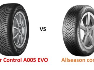 Bridgestone Weather Control A005 EVO vs Continental AllSeasonContact