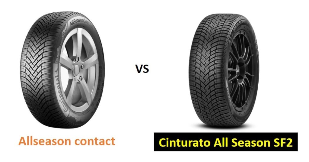 Continental AllSeasonContact vs Pirelli Cinturato All Season SF2