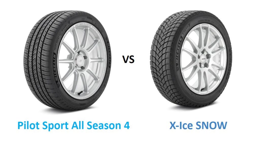Michelin Pilot Sport All Season 4 vs Michelin X-Ice Snow
