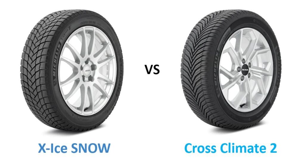Michelin X-Ice Snow vs Michelin Cross Climate 2