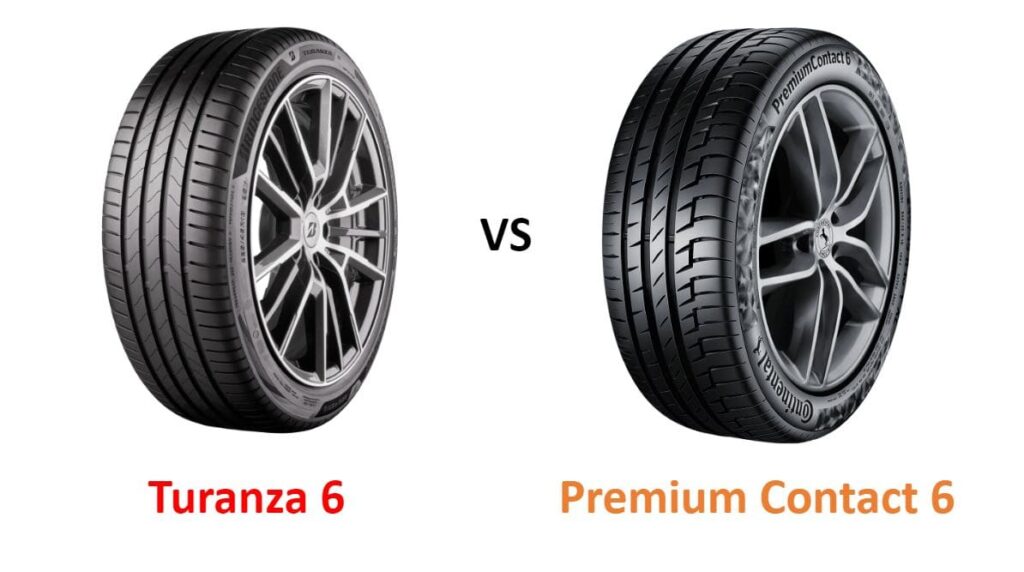Bridgestone Turanza 6 vs Continental Premium Contact 6