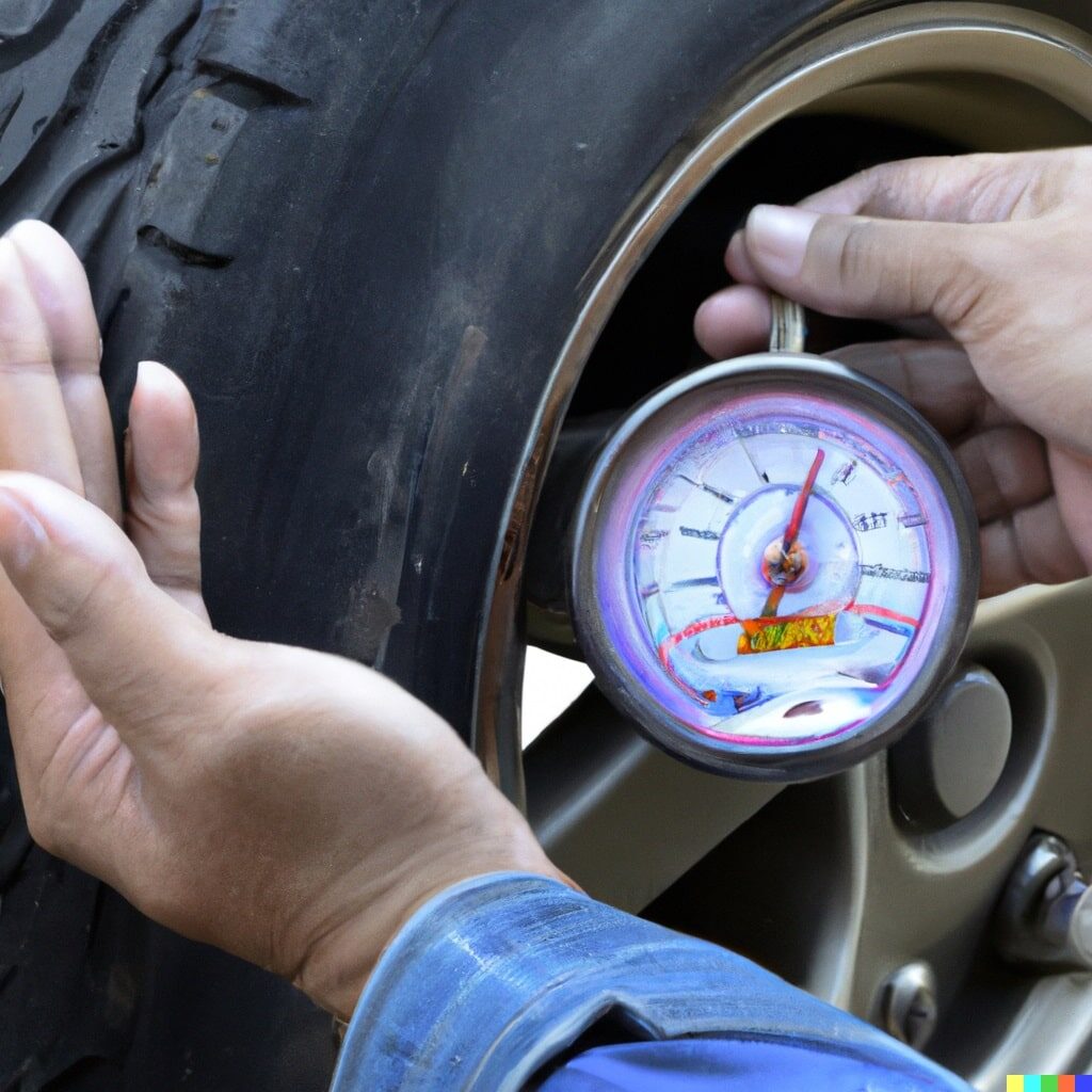 When should tire pressure be checked ?