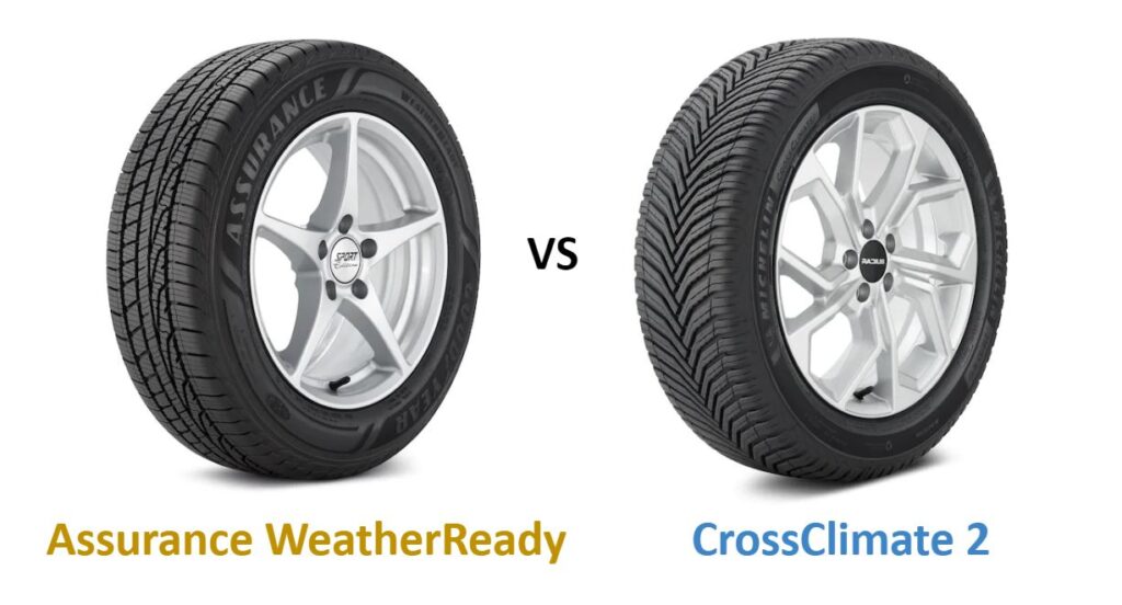 Goodyear Assurance WeatherReady vs Michelin CrossClimate 2