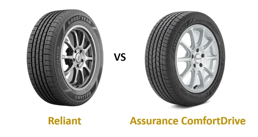 Goodyear Reliant vs Assurance ComfortDrive