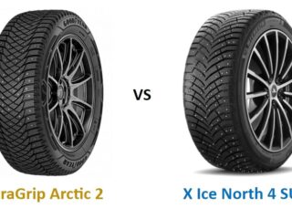 Goodyear UltraGrip Arctic 2 vs Michelin X Ice North 4 SUV