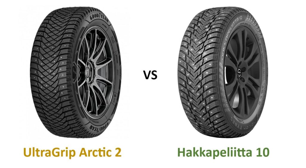 Goodyear UltraGrip Arctic 2 vs Nokian Hakkapeliitta 10 SUV