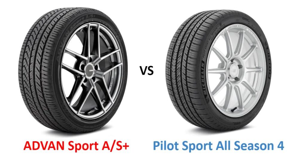 Yokohama ADVAN Sport A/S+ vs Michelin Pilot Sport All Season 4