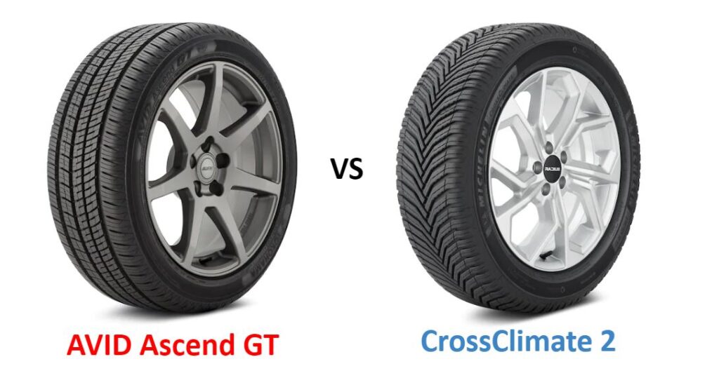 Yokohama AVID Ascend GT vs Michelin CrossClimate2