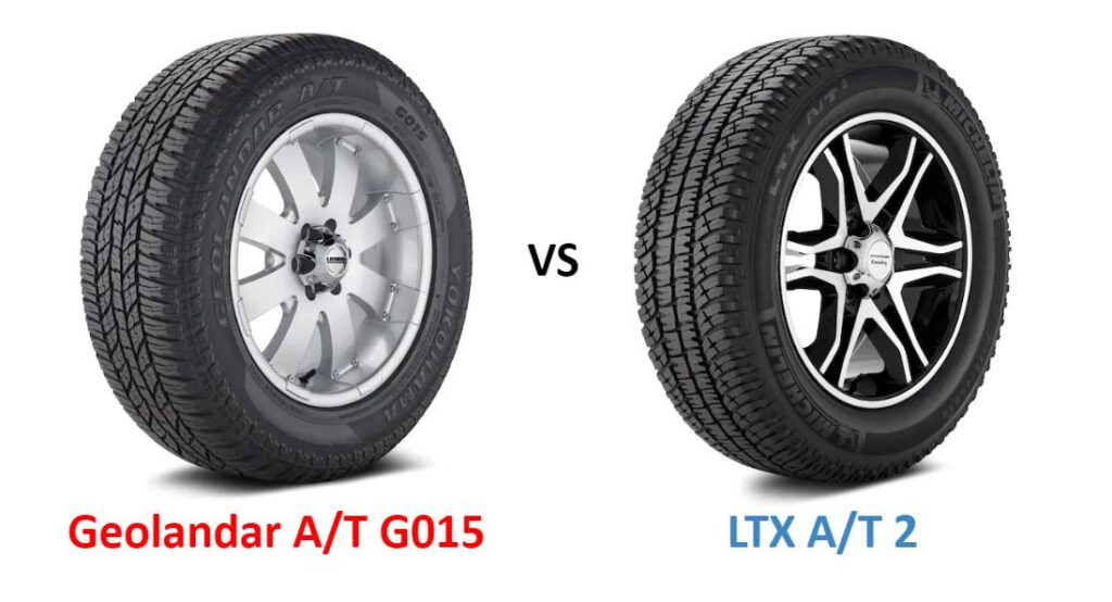 Yokohama Geolandar A/T G015 vs Michelin LTX A/T 2