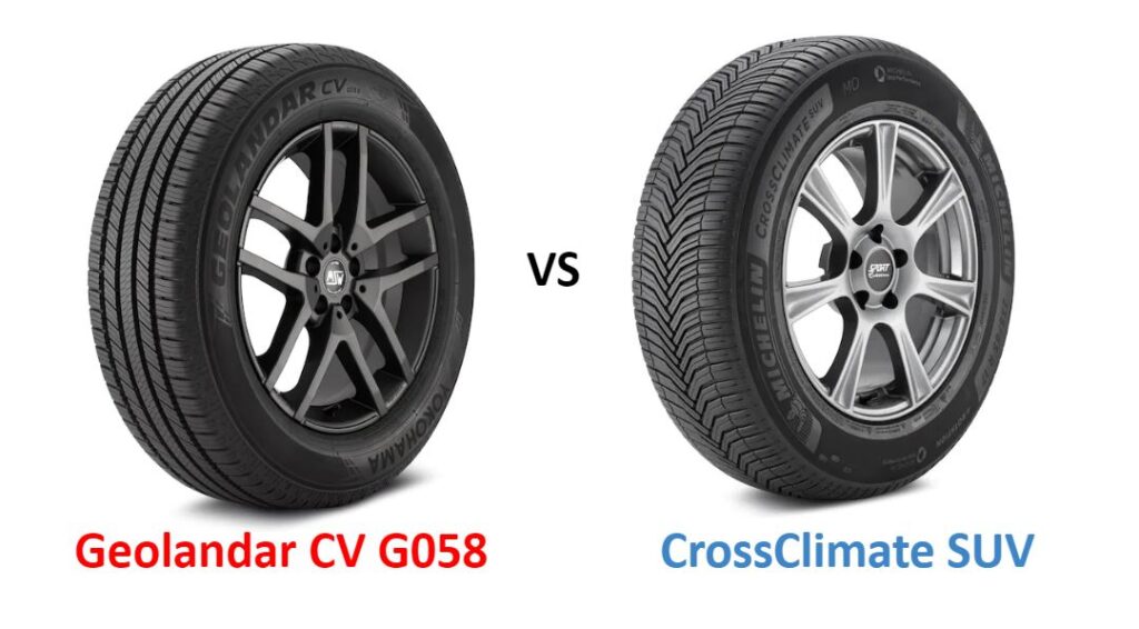 Yokohama Geolandar CV G058 vs Michelin CrossClimate SUV
