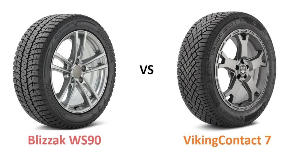 Bridgestone Blizzak WS90 vs Continental VikingContact 7