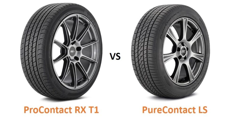 Continental ProContact RX T1 vs Continental PureContact LS