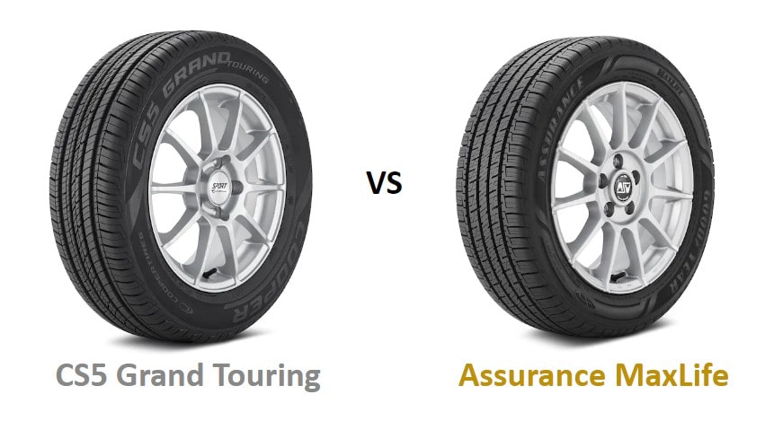 Cooper CS5 Grand Touring vs Goodyear Assurance MaxLife