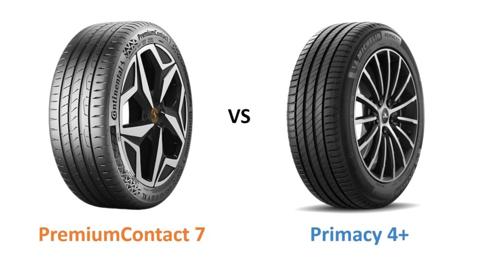 Continental PremiumContact 7 vs Michelin Primacy 4+