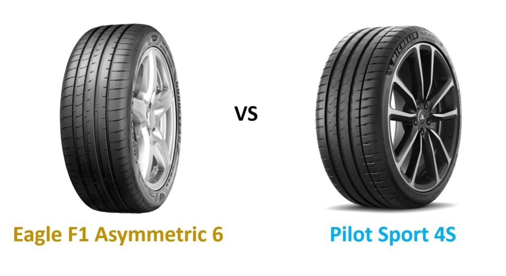 Goodyear Eagle F1 Asymmetric 6 vs Michelin Pilot Sport 4S